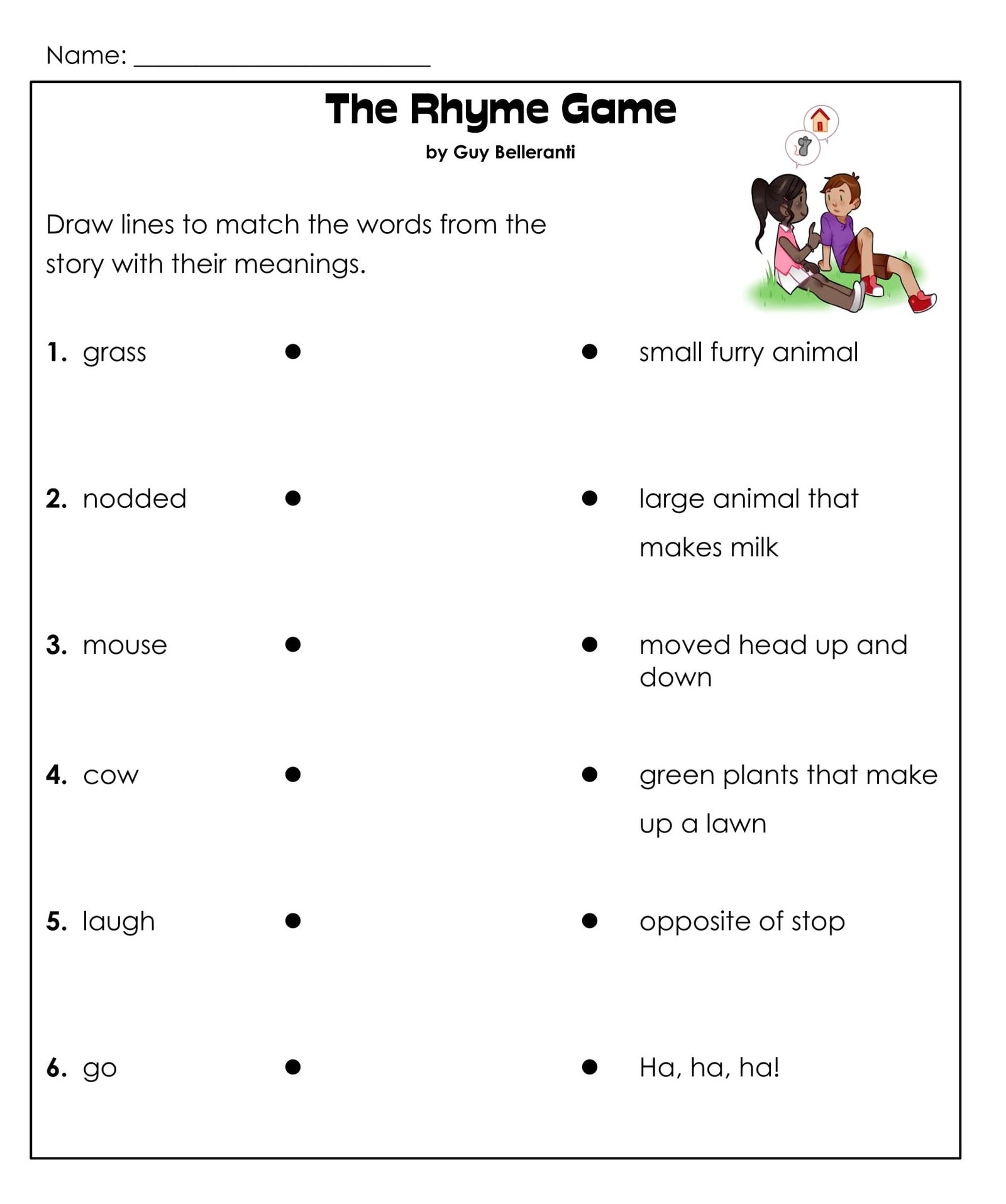 1st Grade Reading Comprehension Worksheets Printable PDF Worksheet Hero