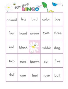 Printable sight words games for kindergarten - questst