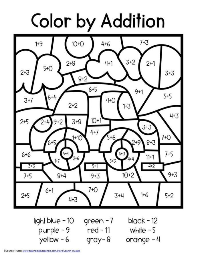 Color Addition Game Worksheets Worksheet Hero Color addition game worksheets worksheet hero