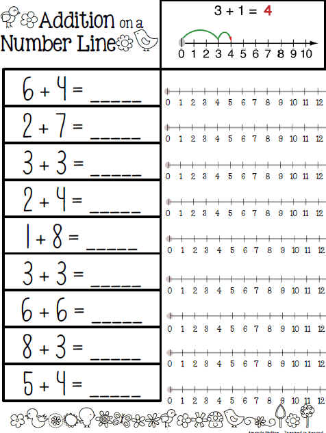 printable-number-lines