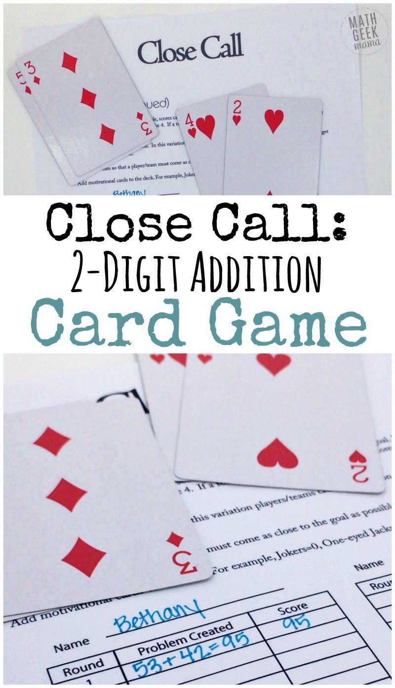 Addition Card Games Worksheets Worksheet Hero