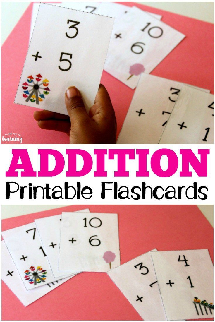 Addition facts to 10 flashcards worksheets worksheet hero