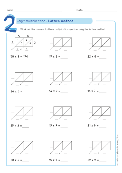 lattice-method-of-multiplication-worksheets-with-whole-numbers