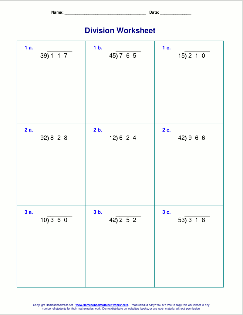 addition-and-division-of-one-and-two-digit-divisors-worksheets