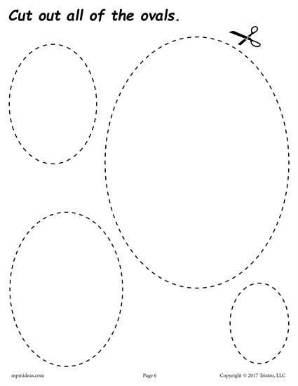 Oval Pattern Worksheets | Worksheet Hero