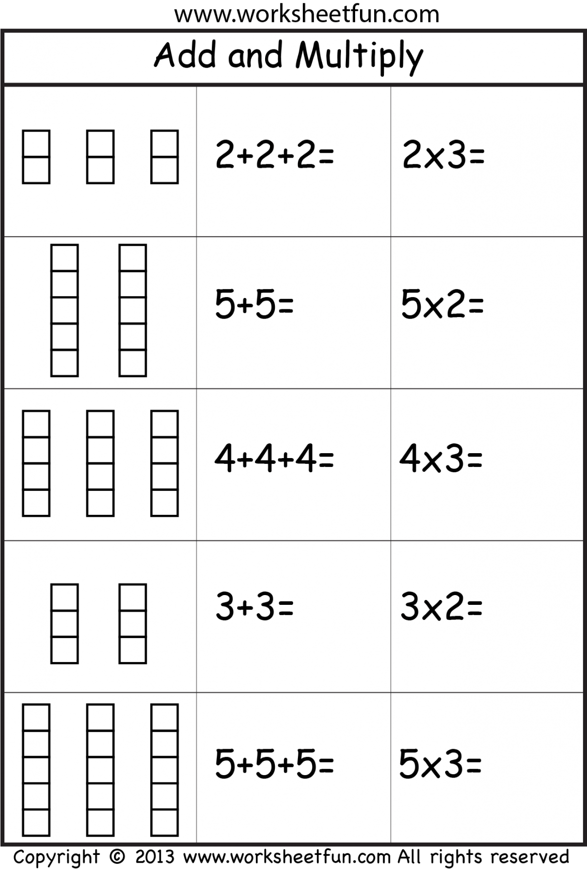 Multiplication Facts Worksheets 5th Grade Free Printable