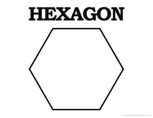 Hexagon Shape Pattern Worksheets Worksheet Hero