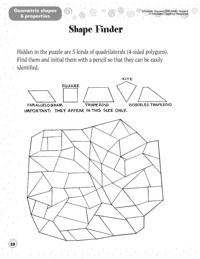 Image Pattern For 8th Graders For Practice Worksheets | Worksheet Hero