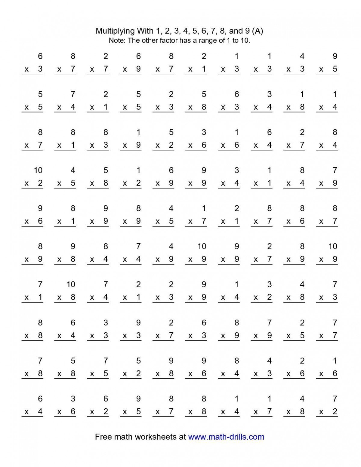 addition facts 1 10 worksheets worksheet hero