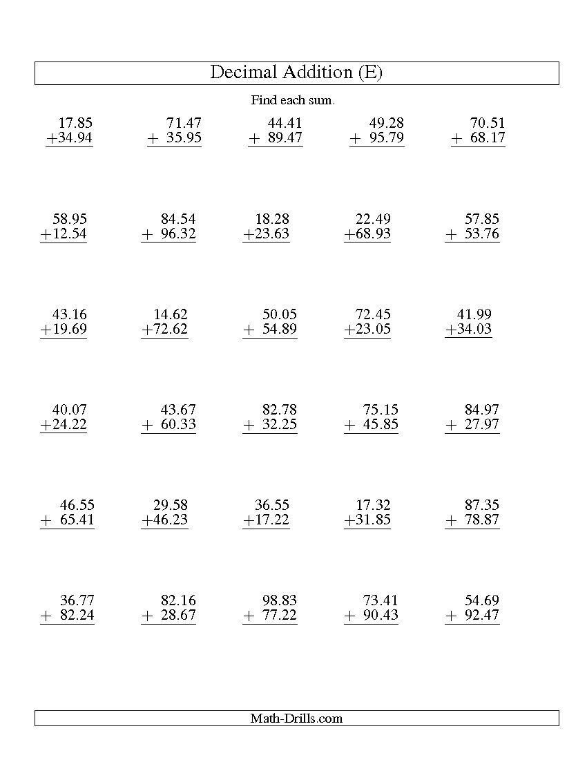 wwwmath drillscom addition worksheets worksheet hero