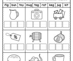 CVC Words Worksheets