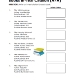 Citing Sources Worksheets – 15 Worksheets.com