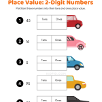 2 Digit Place Value Worksheets Place Value: 2-Digit Numbers Worksheets for Grade 1 – Kidpid