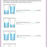 Measuring Liquids Worksheets Free Printable Measuring Liquids Worksheets