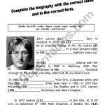 Biographies Worksheets Biographies – ESL worksheet by Giselle del Val