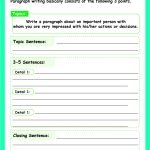 Paragraph Writing Worksheets Writing Paragraph Worksheet|www.grade1to6.com