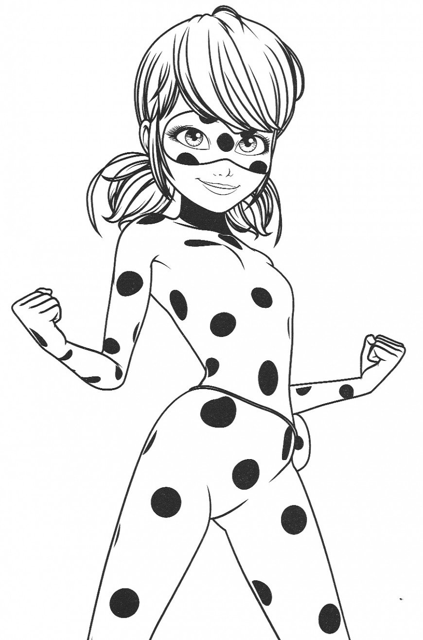 Miraculous Ladybug Printable Coloring Pages Miraculous Ladybug Printable Coloring Pages