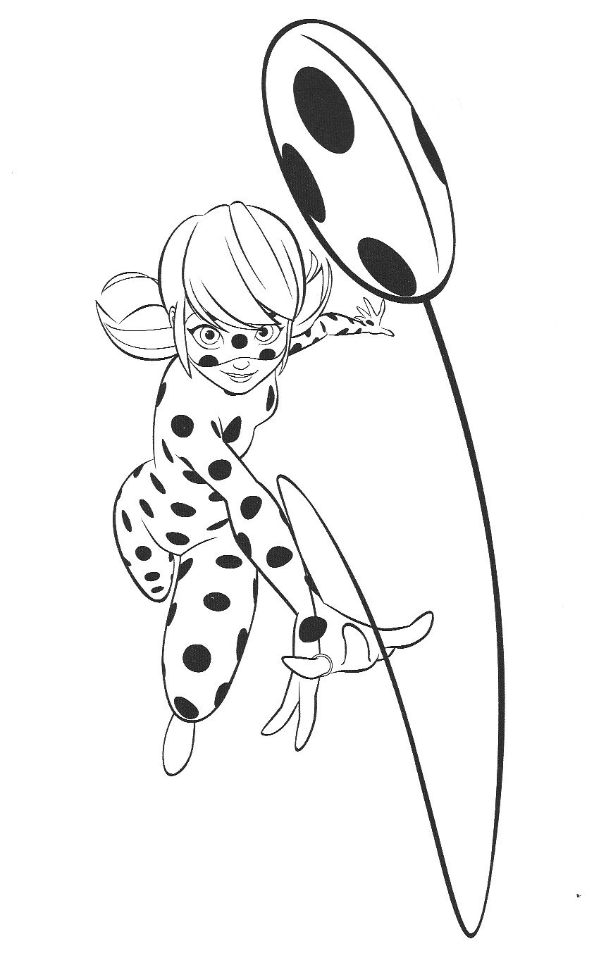 Miraculous Ladybug Coloring Pages Printable Miraculous Ladybug Coloring Pages Printable