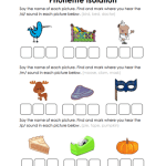 Phoneme Isolation Worksheets Phoneme Isolation Worksheets – 15 Worksheets.com