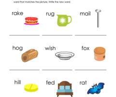 Phoneme Substitution Worksheets