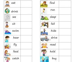 Irregular Past Tense Verbs Worksheets