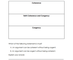 Coherence Worksheets