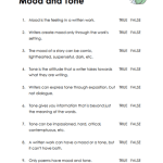 Mood and Tone Worksheets – 15 Worksheets.com