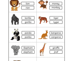 Animals Worksheets