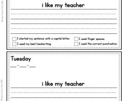 August Everyday Edits Everyday Edits Worksheets