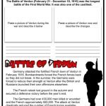 Battles of World War I Facts, Worksheets & Causes of WWI For Kids