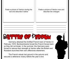 Battles Of World War I Worksheets