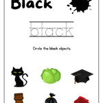 Black Worksheets Black Color Sheet Printable Free PDF, Color Black Worksheet for …