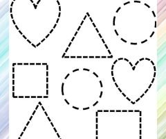 Tracing Shapes Worksheets