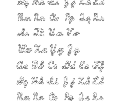 Bubble Letter I Worksheets