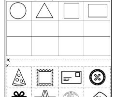 Sort By Shape Worksheets