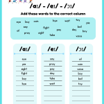 Diphthongs Worksheets | WorksheetsGO