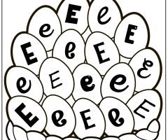 Letter E Worksheets