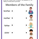 Members of the Family Worksheet – Fun Teacher Files