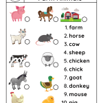 Farm Animals Worksheets Farm Animals Worksheets For Kids