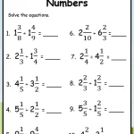Dividing Mixed Numbers Worksheet Grade 6