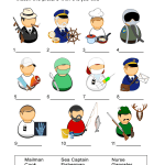 Careers And Occupations Worksheets List of Common Occupations Worksheet: Match the Jobs and Pictures – All ESL