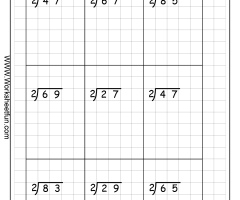 2-digit By 1-digit Division Worksheets