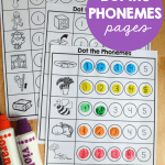 Counting Phonemes Worksheets Phonemes Worksheets – Dot the Phonemes – This Reading Mama