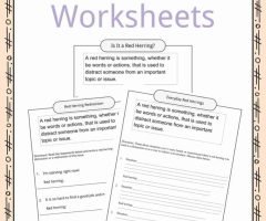 Red Herring Worksheets