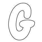 Bubble Letter G | 19 Free Printable Styles