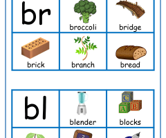 BR Blends Worksheets