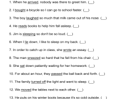 Transitive And Intransitive Verbs Worksheets