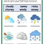 Weather Worksheet – Fun Teacher Files
