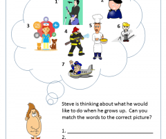 When I Grow Up Worksheets