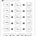 Color Mixing – Free Worksheet – SKOOLGO